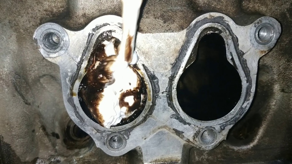 Химическая очистка поршня