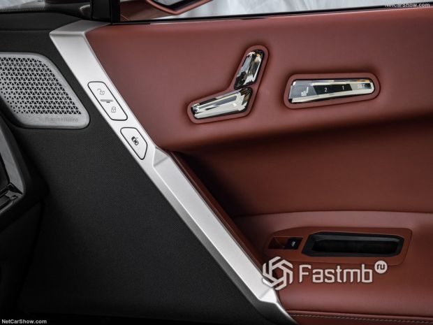 Салон BMW iX 2022, обивка двери