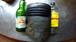 Раскоксовка поршневых колец керосином