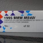 Спец-версия bmw e34 m540i для Канады