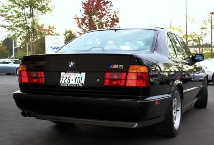 Руководство по лампам задних фонарей BMW 5 Серии E34 Шикарная BMW M5 в кузове E34