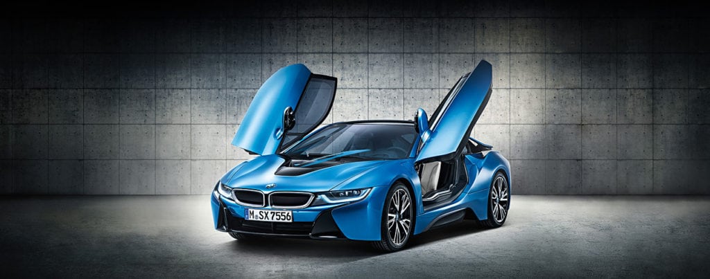 BMW i8 красота аэродинамических форм