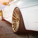 BMW M3 на дисках ADV15 в цвете Alpine White