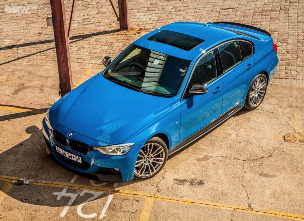 Limited Edition BMW 3 Series Sedan M Performance Edition в цвете Laguna Seca Blue
