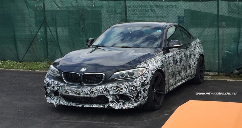 Новые фото BMW M2 с тестов на Нюрбургринге BMW M2 Coupe F87 Spy Photos