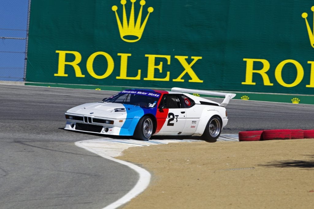 1981 BMW M1 IMSA Group 4 to race at the Rolex Monterey Motorsport Reunion 2015.