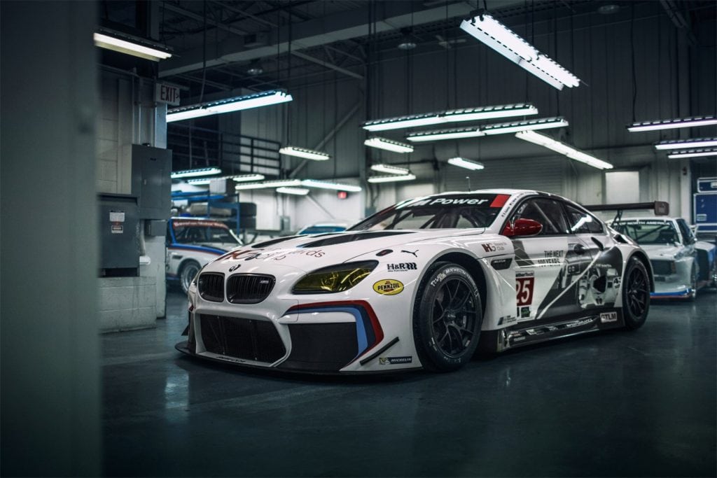 Команда BMW RLL показала два BMW M6 GTLM в специальном раскрасе, подготовленном к столетию производителя.