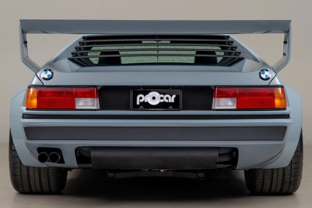 Полностью восстановленный BMW M1 Procar №31 от ателье Canepa.