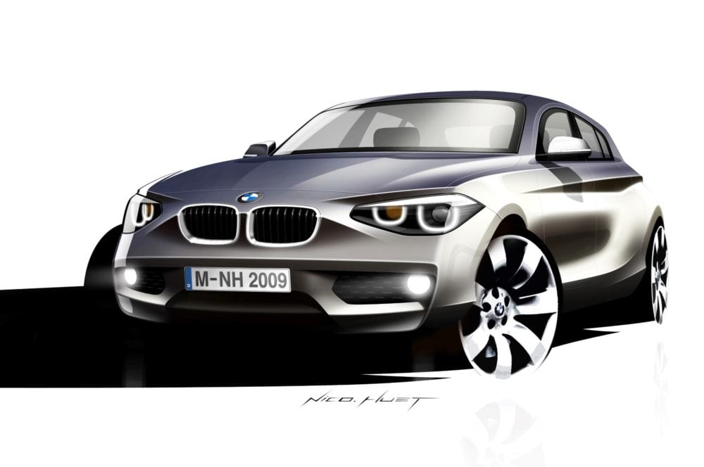 BMW 1 Series F20 2011 Design Sketches