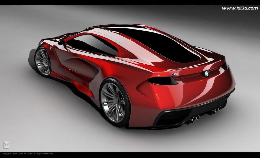 Один из рендеров BMW 