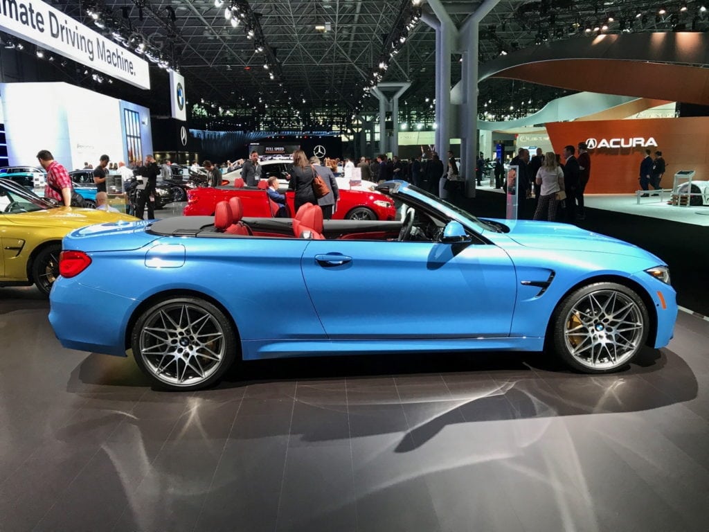 BMW M4 Convertible Yas Marina Blue Competition Package