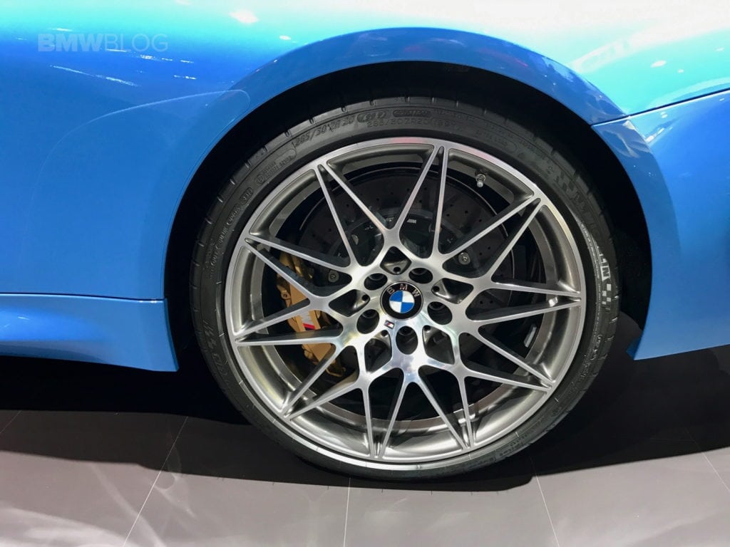 BMW M4 Convertible Yas Marina Blue Competition Package