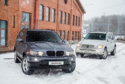 Разная самоуверенность: обзор и тест-драйв Mercedes-Benz ML W163 и BMW X5 E53