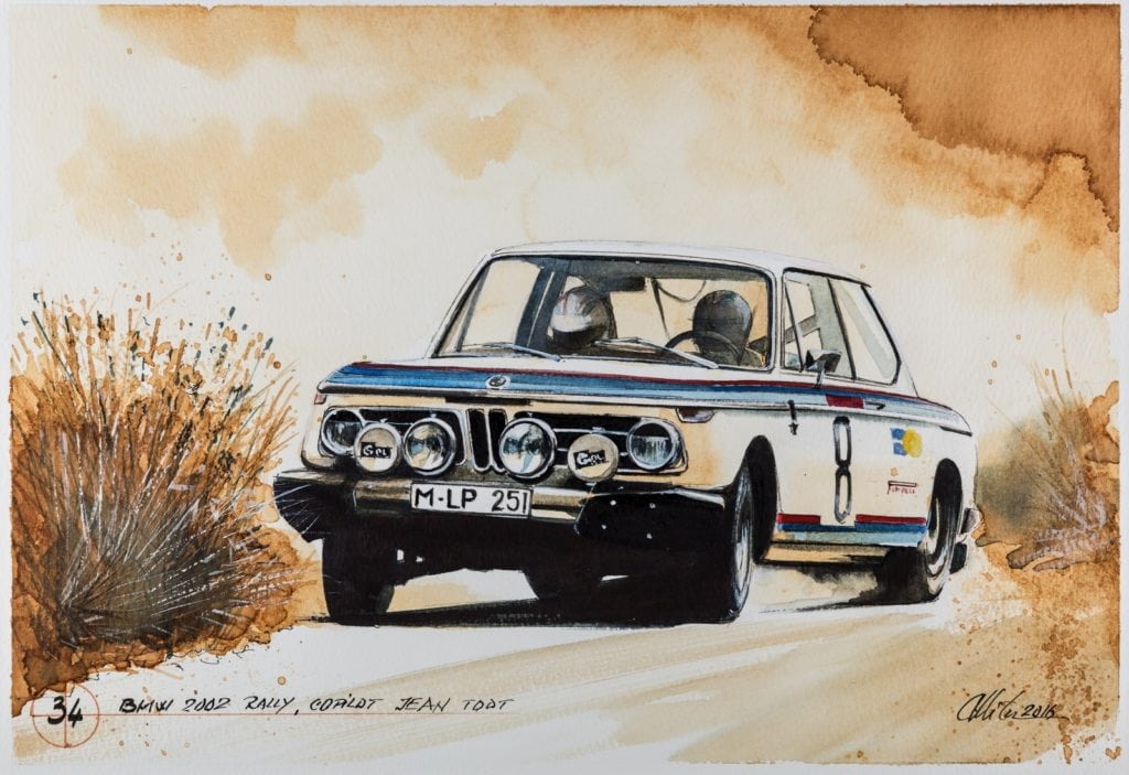 Сто лет истории BMW в 101 потрясающей картине румынского художника Адриана Миту