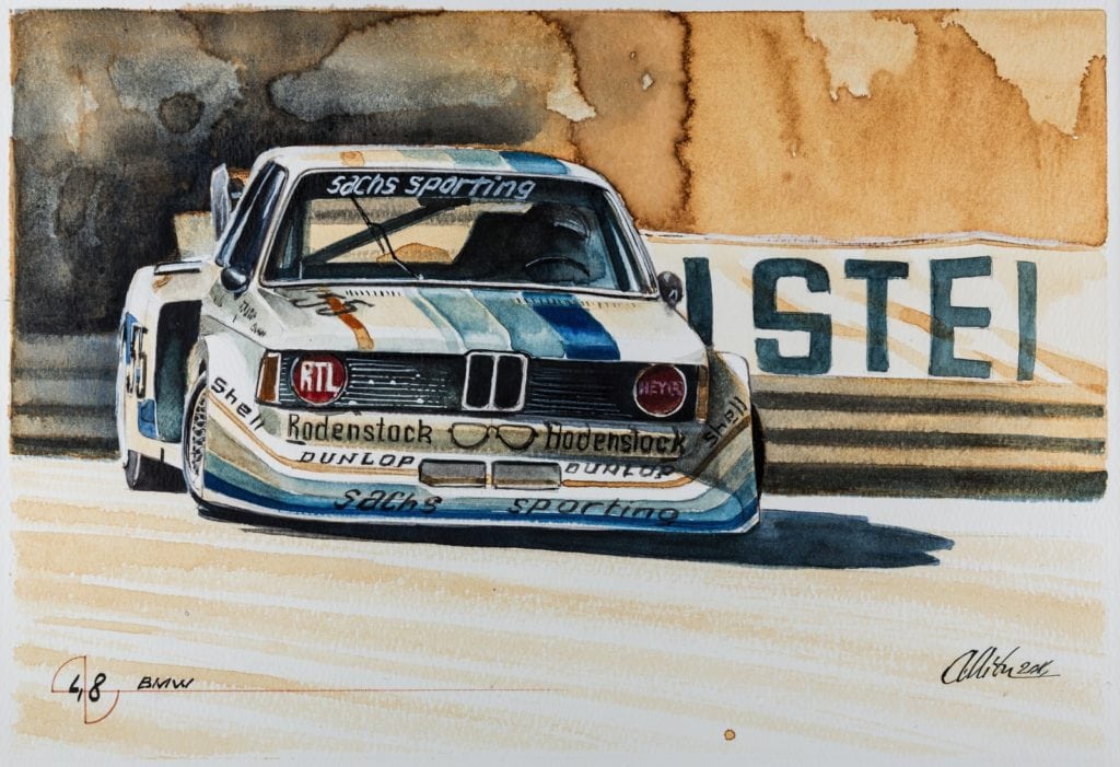 Сто лет истории BMW в 101 потрясающей картине румынского художника Адриана Миту