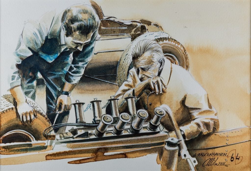 Сто лет истории BMW в 101 потрясающей картине румынского художника Адриана Миту