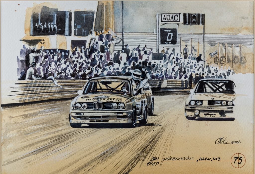 Сто лет истории BMW в 101 потрясающей картине румынского художника Адриана Миту
