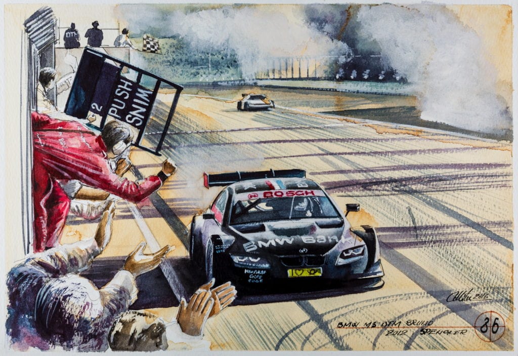 Сто лет истории BMW в 101 потрясающей картине румынского художника Адриана Миту