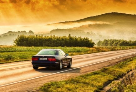 BMW 850 CSi on the Roads of Romania