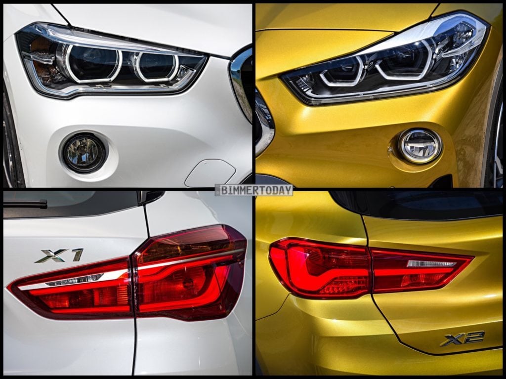 Сравнение фото BMW X1 F48 xLine vs X2 F39 M-Sport X