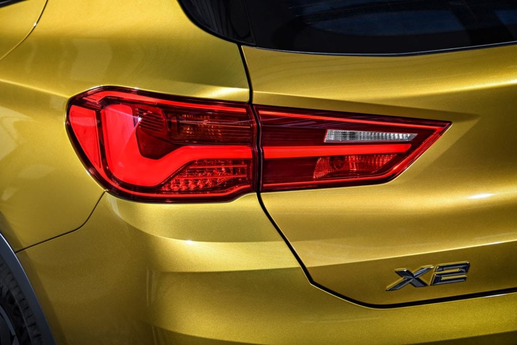 BMW X2 2018 Exterior and Interior Yellow