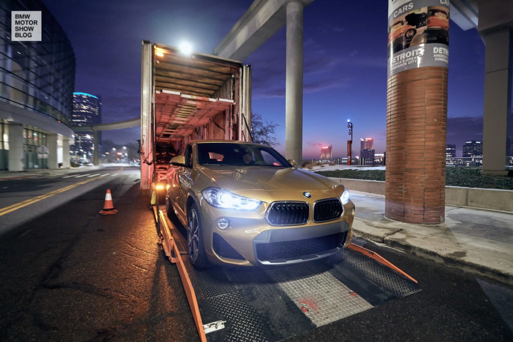 Эксклюзив: первые живые фото BMW X2 с NAIAS 2018 в Детройте