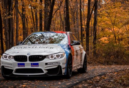 Нафаршированный M Performance BMW F80 M3 в знаковой ливрее Warsteiner DTM