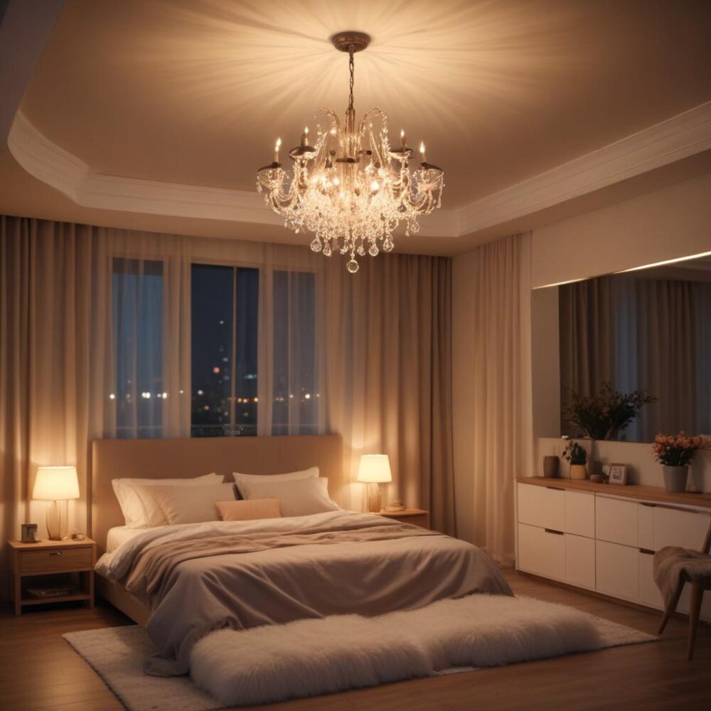 Потолочные люстры для спальни: обзор видов и критериев выбора в интернете Потолочные люстры для спальни: обзор видов и критериев выбора в интернете